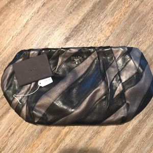 Authentic NWT Leather Prada Pochette